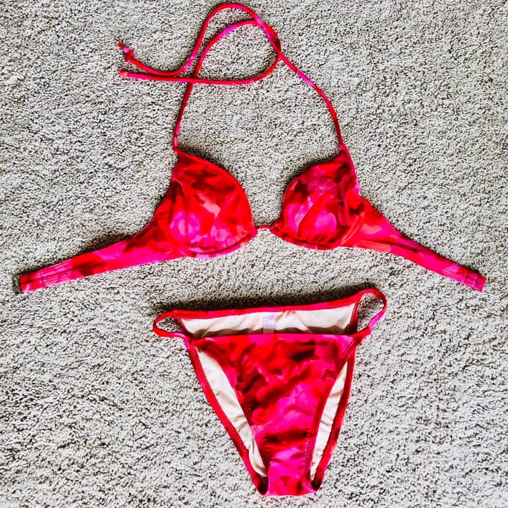 Victoria’s Secret swimsuit hot pink bikini sets